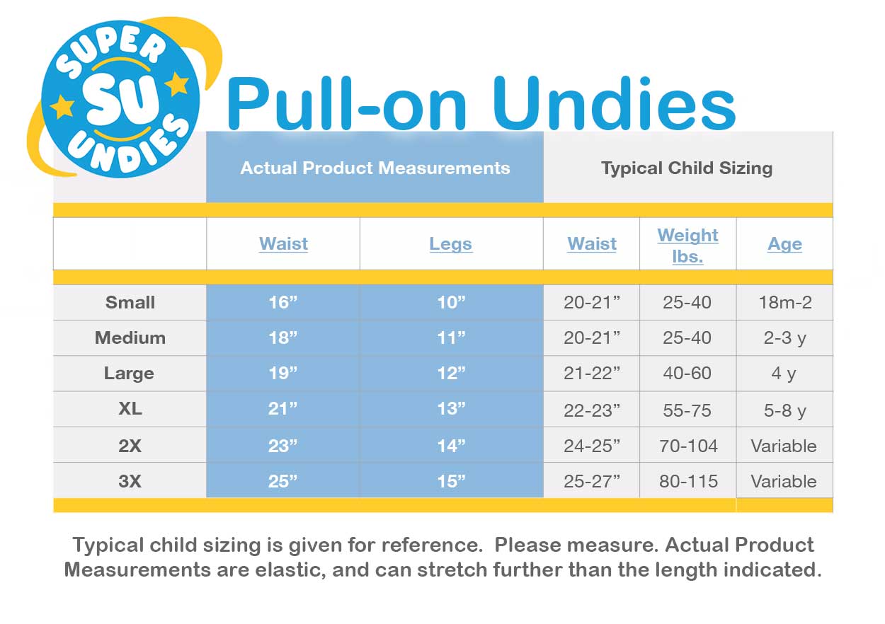 5 Pull-on Waterproof Undies w/Inserts! – Super Undies
